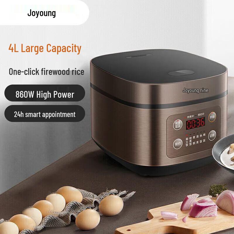 Joyoung 4L Multi-Function Quick Cook Rice Cooker (3-4 Person) CN plug (adapter included)