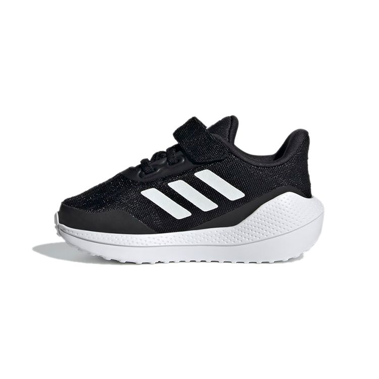 Adidas EQ21 Run El I Comfortable Lightweight Low-Top Walking Shoes Baby Shoes Black White FX2257