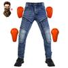 Motorrad-Reithosen für Herren mit CE Level 2 Protektoren Frühling Sommer Dehnbar Schutzkleidung Biker Sicherheit
