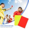 3.2x4.3 Inch Football Match Training Tool PVC Soccer Referee Red Yellow Card Warning and Ejection Card Football Sports Accessory