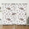 Curtain Animal Illustration Dinosaur Penguin Curtain Digital Printing Blackout Curtain No Punching