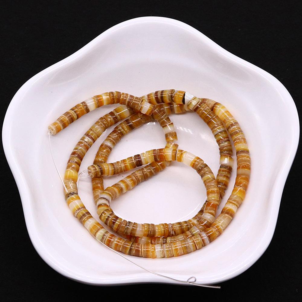 Natural Round Shell Spacer Beads for DIY Jewelry: Necklace & Bracelet Accessories