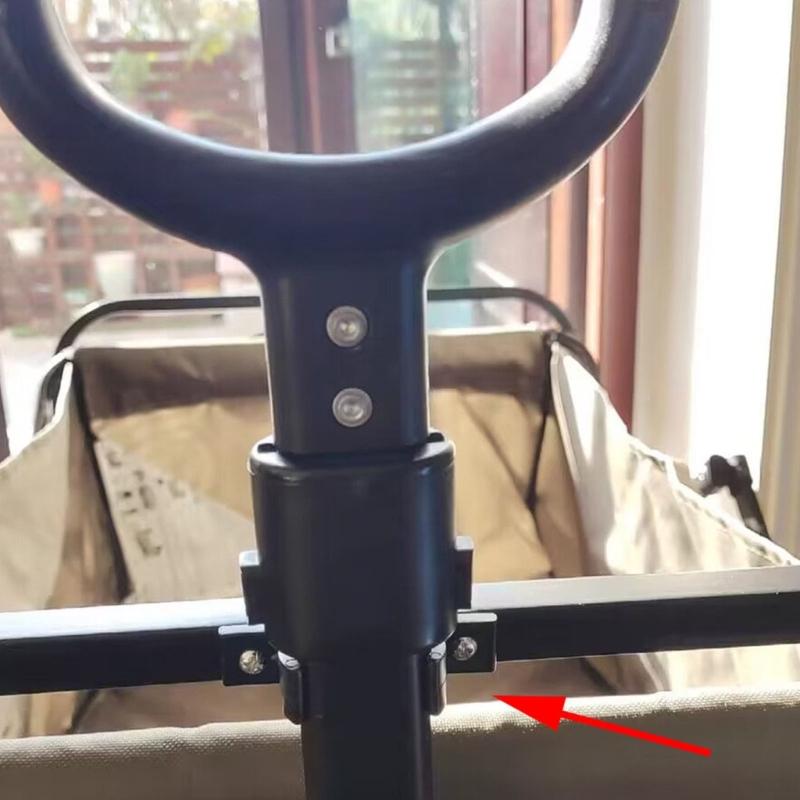 Heavy Duty Folding Wagon Trolley Pull Handle Fixing Fastener Clip Plastic Replacement Part For Outdoor Camping Beach Use