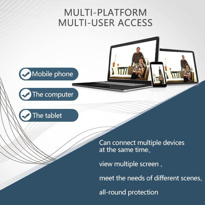 3MP E27 Intelligent menneskelig sporingsalarm Fullfarge Nattsyn Toveis IntercomCamera Dual Light Surveillance Security Cctv-kamera