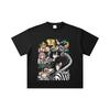 260 GSM Double Yarn 32 Count 100% Cotton Demon Slayer V17 Obanai Print Unisex Heavy Cotton T Shirt