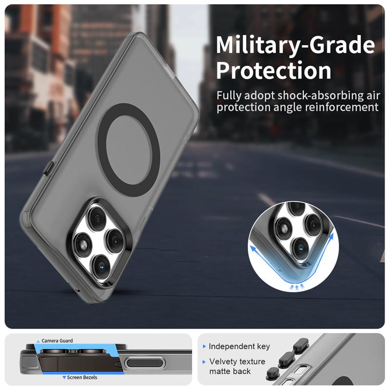 Magnetic Wireless Charging Case For Motorola Edge 60 Pro Moto Edge 60 Fusion Cover Candy Colors Transparent Shell Fundas Coque