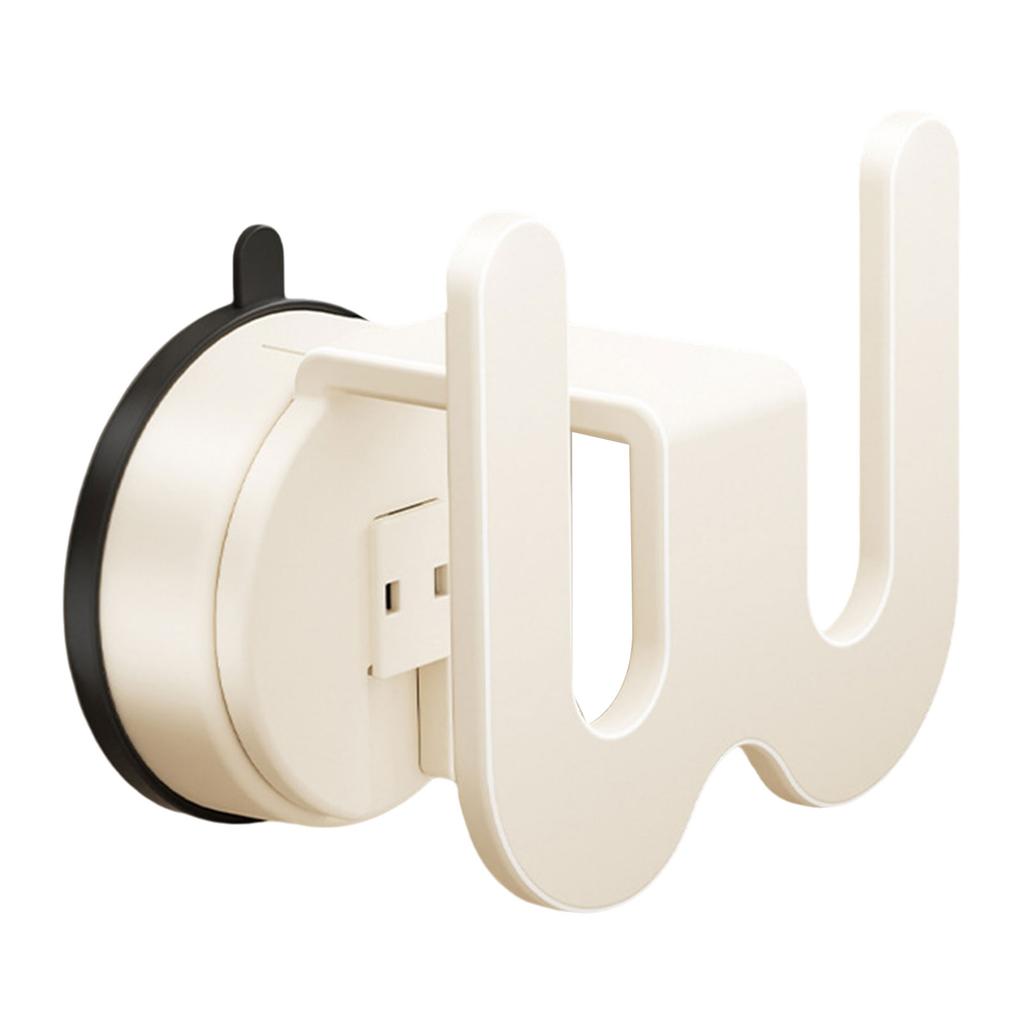 Sturdy Suction Cup Slipper Holder Simple Install Suction Cup Slipper Rack Elegant Shoes Stand for Bathroom Spaces