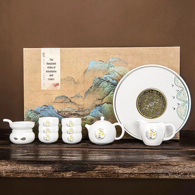 

Jiakangming Round Rough Ceramic Tea Tray
