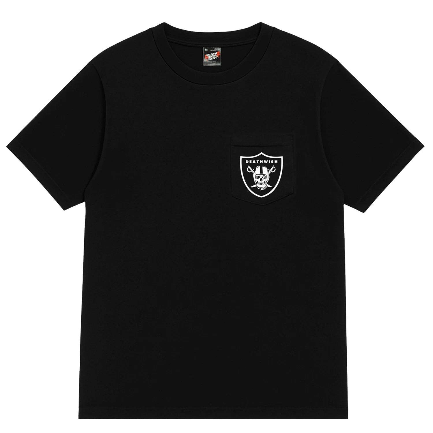 Deathwish Skateboards Shirt Nation Pocket Black 2XL