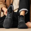 Hand-stitching Leather Men Boots Split Leather Casual Leather Shoes Men Ankle Boots