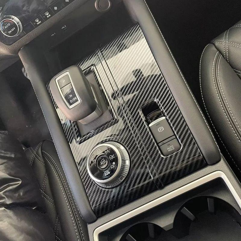 Per Mitsubishi Outlander 2024 LHD Pannello Trim Coperchio Adesivo Scatola Leva Cambio Console Centrale Auto Accessori Auto