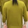 Abbigliamento Vintage Coreano da Donna Maglietta Lavorata a Maglia a Maniche 3/4 Moda Primavera Estate Scollo a V Tinta Unita Diamanti Largo Casual
