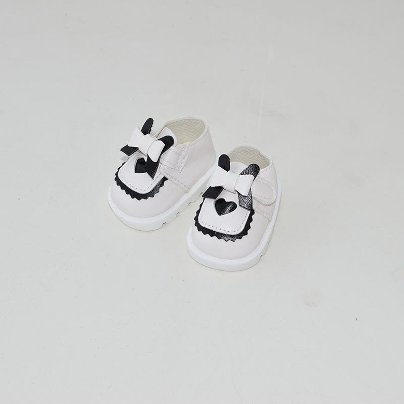 20cm Star Cotton Doll Shoes with Heart Bow - Princess BJD Doll Accessories
