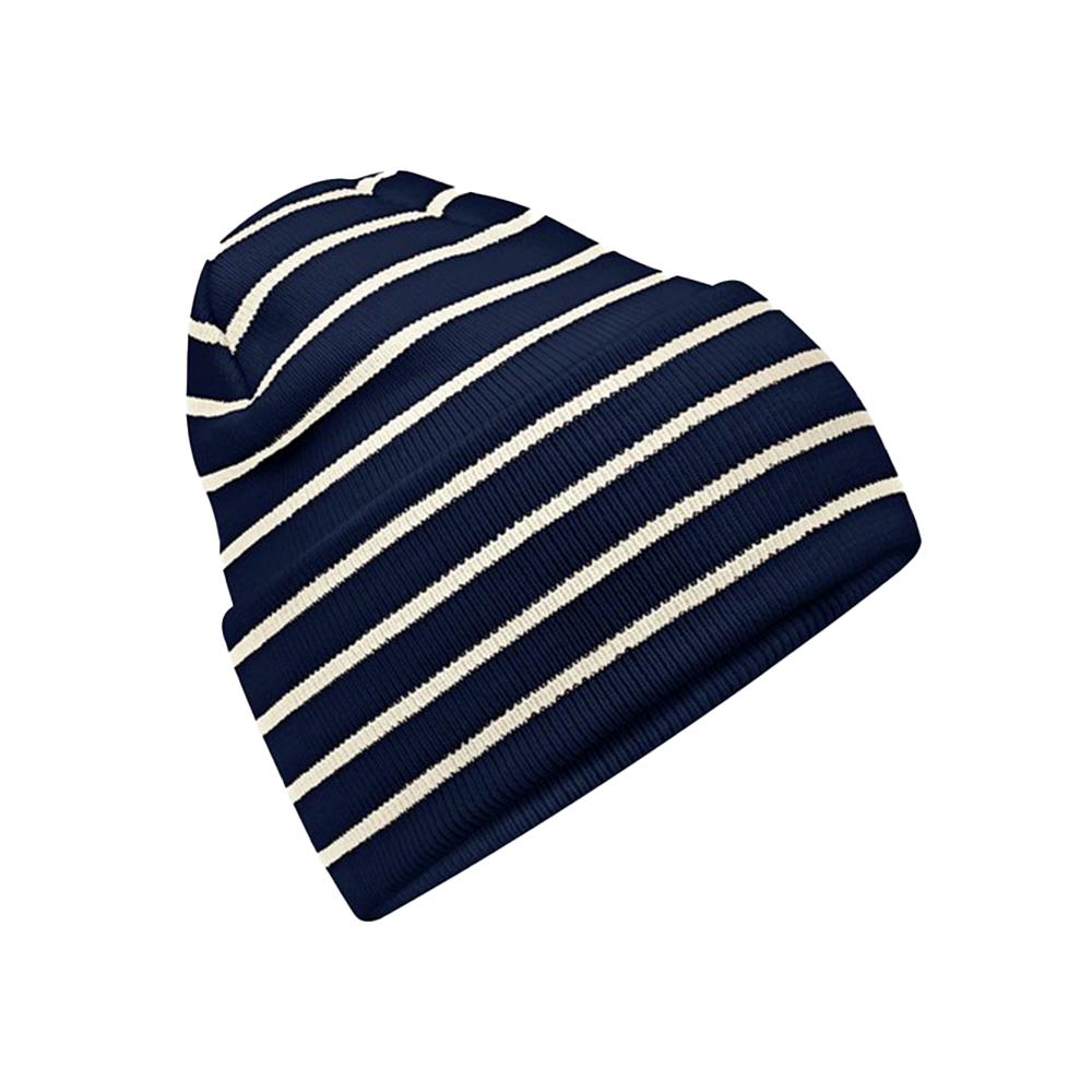 Beechfield Unisex Adult Original Striped Deep Cuffed Beanie