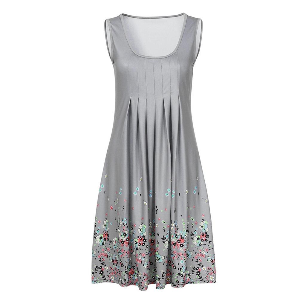 Women Summer Sleeveless Evening Party Beach Dress Short Dress