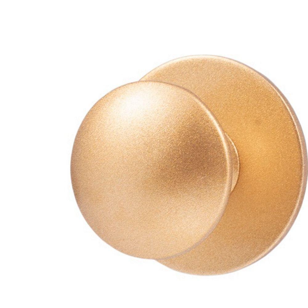 Round Door Knob European-Style Single Hole Stainless Steel Drawer Knob Self-Adhesive White Wardrobe Handle Cabinet