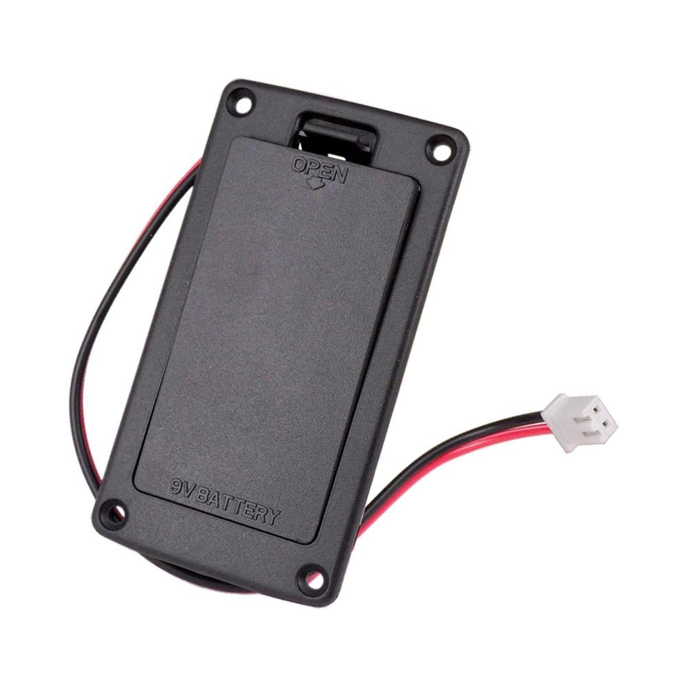 2 Stück 9V Tonabnehmer Batteriehalter Box Fachabdeckung Boxgehäuse Für Akustikgitarre