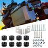 Stainless Steel Multipurpose Motorcycle Tail Bag Mounting Kit Wear-Resistant Mounting Kit for Travel Commuting