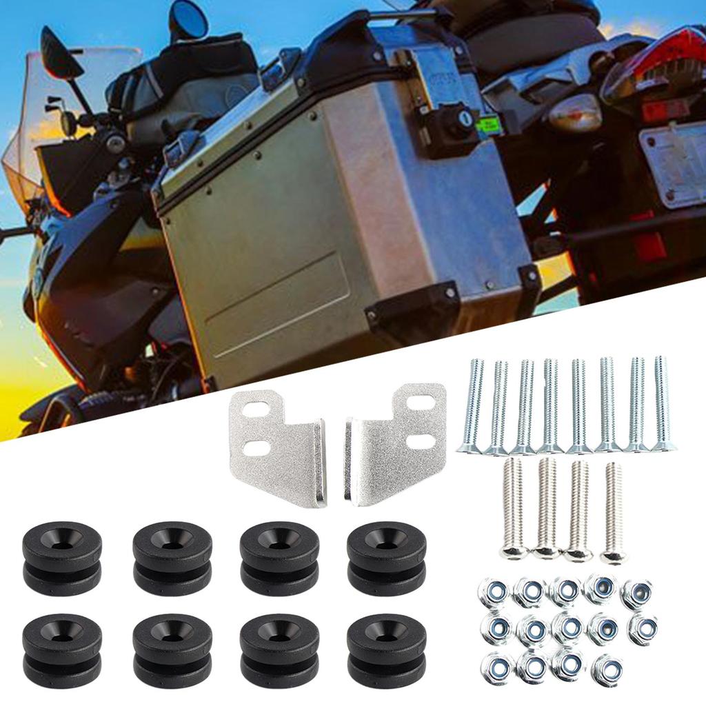 Stainless Steel Multipurpose Motorcycle Tail Bag Mounting Kit Wear-Resistant Mounting Kit for Travel Commuting