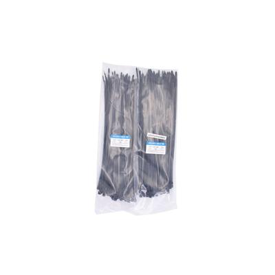 Nylon Cable Ties, Weather-Resistant, for Packaging and Binding, Black, 4.8mm Wide X 300mm Long, Pack of 200