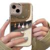 For Huawei Mirror Phone Case Cooling Cartoon Cute Mirror Phone Case with Chain Simple High-end Trendy Style