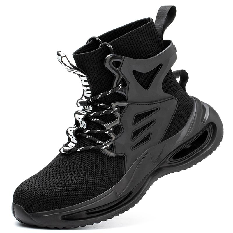 Fashion Sneakers Men Boots Steel Toe Shoes Work Boots Safety Shoes Men Puncture-Proof Protection Shoes Work Sneakers Security