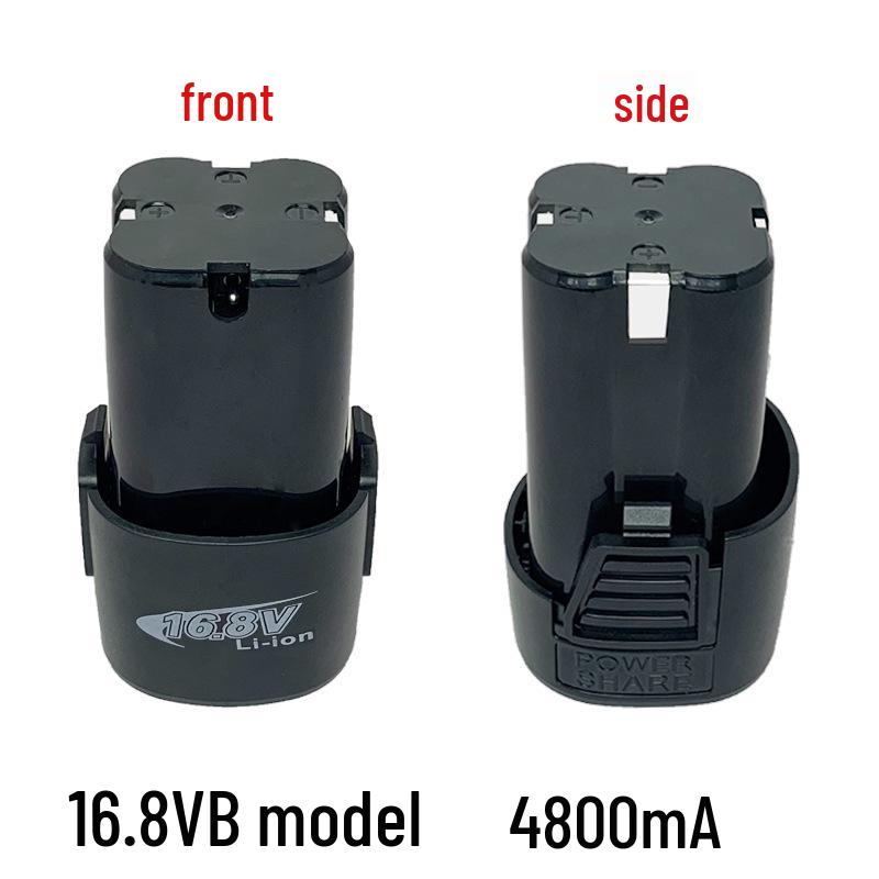 12V Cordless Electric Drill & Screwdriver - Rechargeable Lithium Battery, 16.8V Pistol Grip