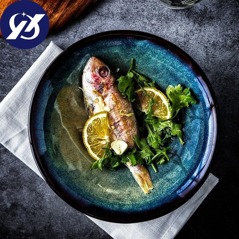 Bol à nouilles Ramen changement de four japonais, vaisselle de cuisine sous émaillée, bol à soupe à salade, grand bol à riz, service de table