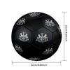 Newcastle United Logo Indoor Soccer Ball Colorful All Ages Size 5 Machine Stitched PVC Competition Ready Durable High-Bounce