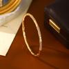 Bamboo Joint Zircon Bracelet Light Luxury Fashion Versatile Elegant Minimalist Women Jewelry