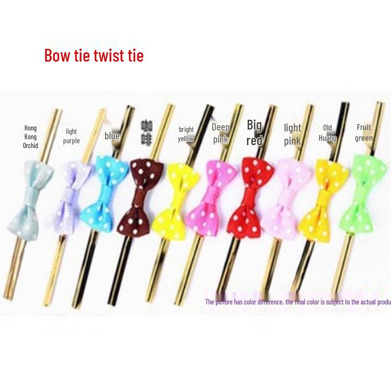 Lollipop and Baking Kraft Paper Sticks with Colored Twist Ties for Food Packaging
