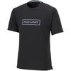 Mizuno Dry Short Sleeve Training Black Size 32MAA510 Men's T-Shirt, Moisture-Wicking, Quick-Drying, Moxa,