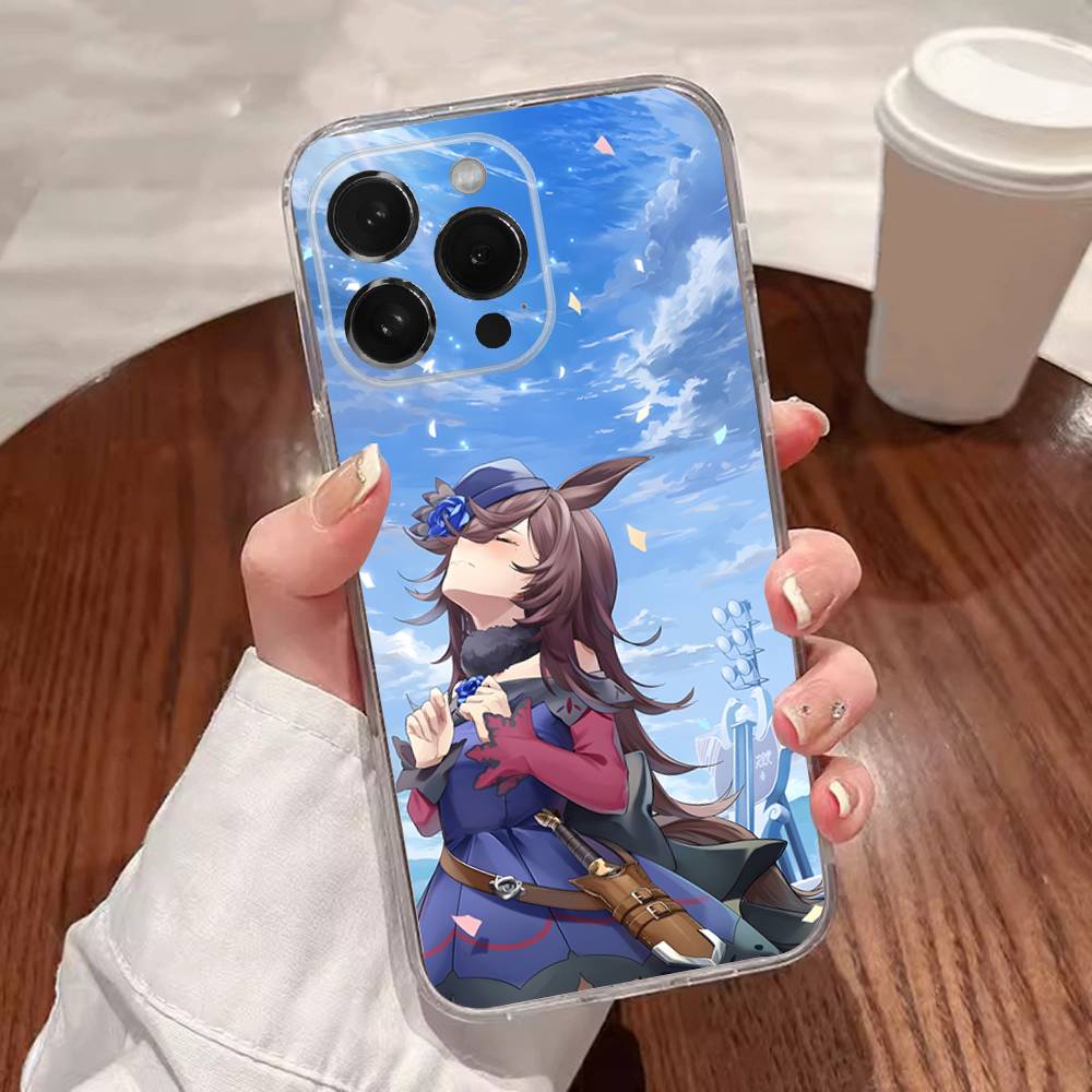 

Чехол для телефона Uma Musume Pretty Derby для iPhone 17,16,15,14,13,12,11 Plus,Pro,Max,XR,XS,Plus,E,SE4,Mini Прозрачный чехол iPhone11