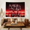 Popular Kpop Group BBaby MMonster Chart Tapestry For Living Room Home Dorm Decor Art Home Decor