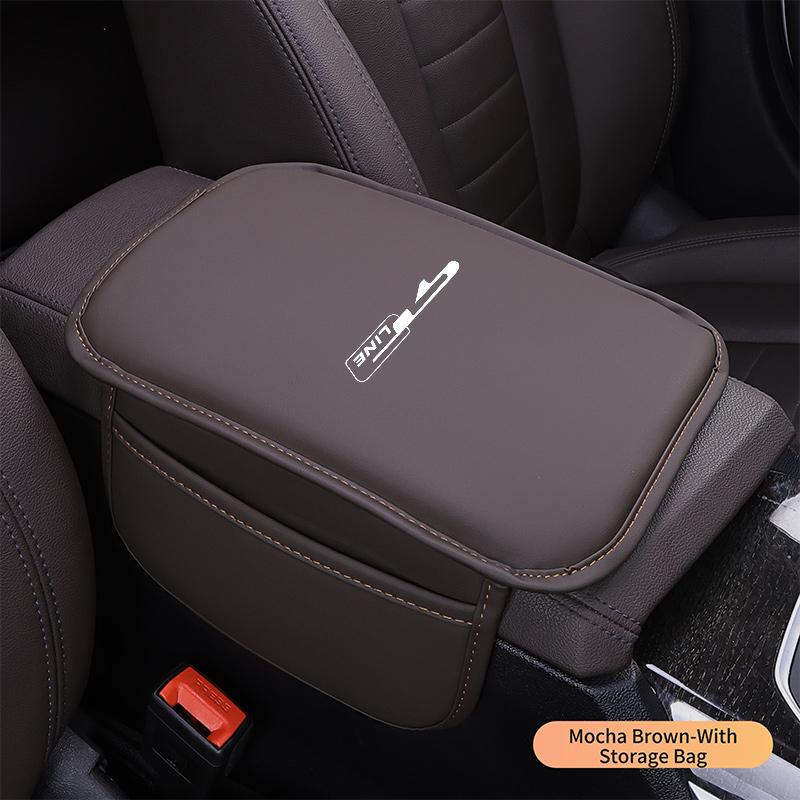Lederen Auto Armleuning Kussen Opbergdoos Cover Pad Mat Voor Kia GT Line gtline Sportage Ceed Picanto K5 K3 Stonic Accessoires