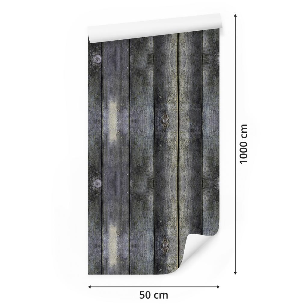 Wallpaper Old wooden boards vintage style 50x1000