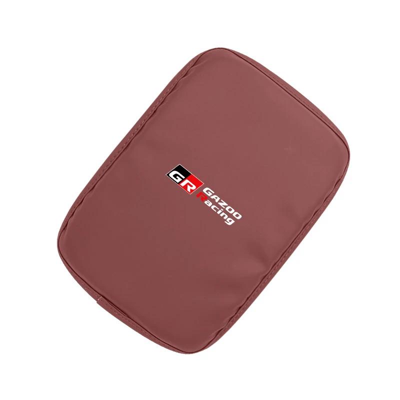 Varmt For Toyota For Toyota 2026 Nye Navkapsler Bil Armlene Matte Midtkonsoll Lær Beskyttelsespute For Toyota Gazoo Racing TR