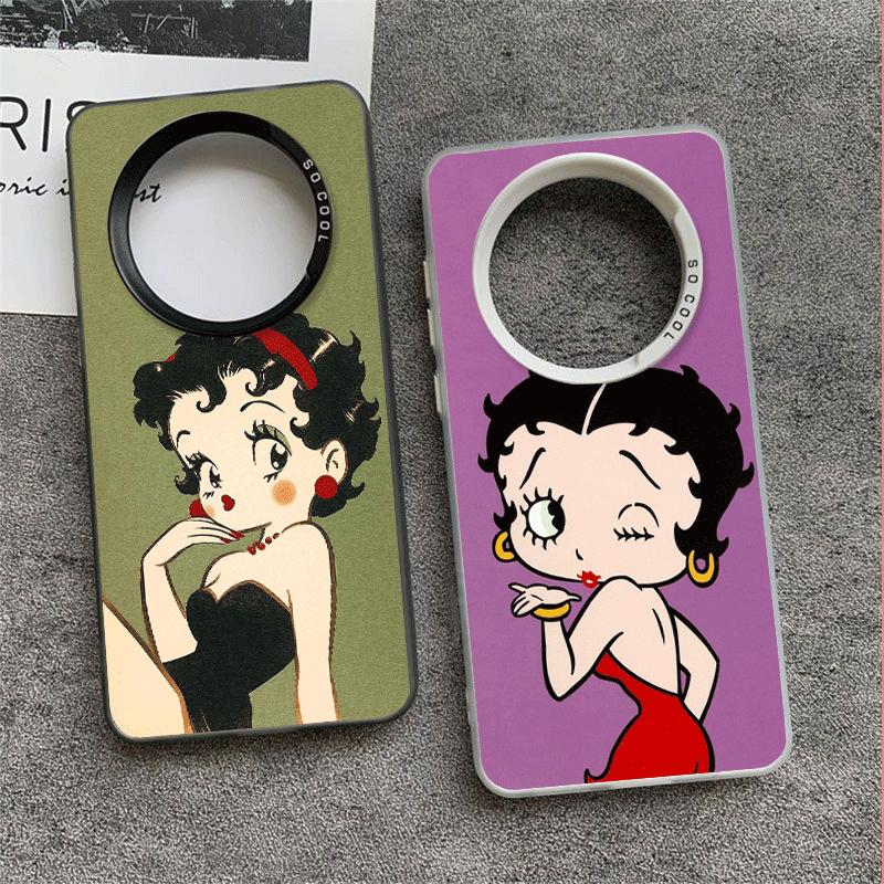B-Bettys B-Boops Girl Soft Phone Case for Xiaomi Redmi Note 13 14 15 Pro Plus 12S 12 11S 11 11T 10S 10 Shockproof Cover Back She