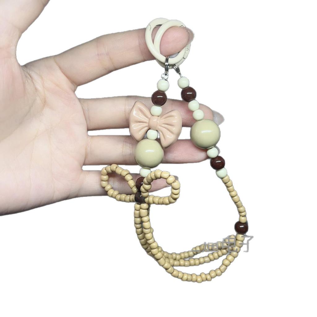 Maillard Beaded Phone Lanyard & Camera Keychain Wrist Strap