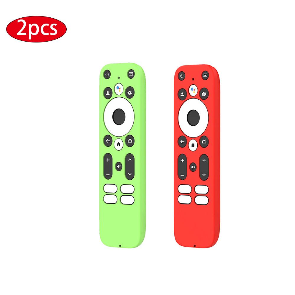 2-pcsSilicone fall protection sleeve for Wal Mart onn Android TV 2K FHD Streaming Stick remote control
