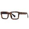 Retro Blue Light Blocking Glasses Male Female Square Thick Glasses Frame  Acetate High Quality European Style Glasses Sz1001
