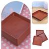 10 Pcs Square Plastic Plant Saucer Durable Planter Tray Flower Pot Drainage Tray Water Catcher Plate Plants Trays Garden Water