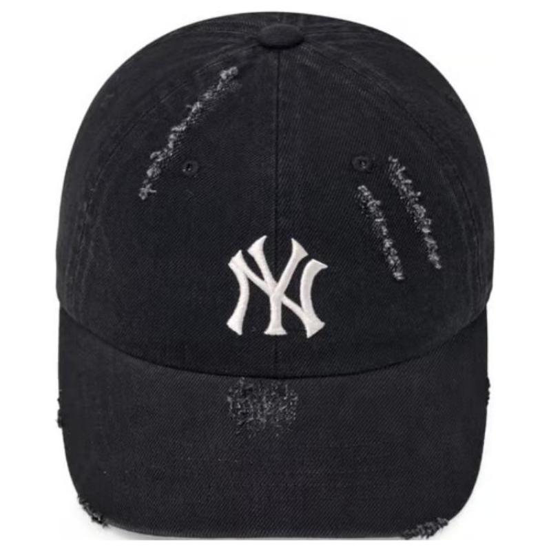 MLB Cotton Baseball Caps Unisex Black Fashion 3ACPVD34N-50BKS