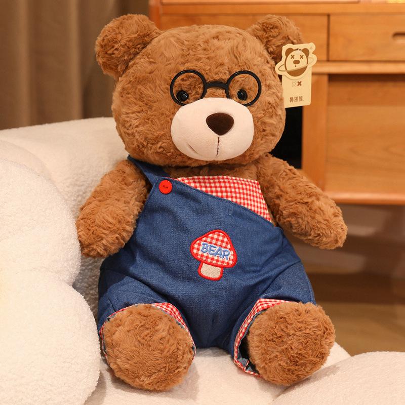 

30-70cm Cute And Charming Clothed Couple Bear Plush Toy Stuffed Animal Teddy Bear Plushie Doll Birth Date Present designed for Girls Children Home 30cm