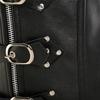 Corset Steampunk en Faux cuir pour femmes, Bustier Punk Rock, surbuste à boucle, Basque avec string