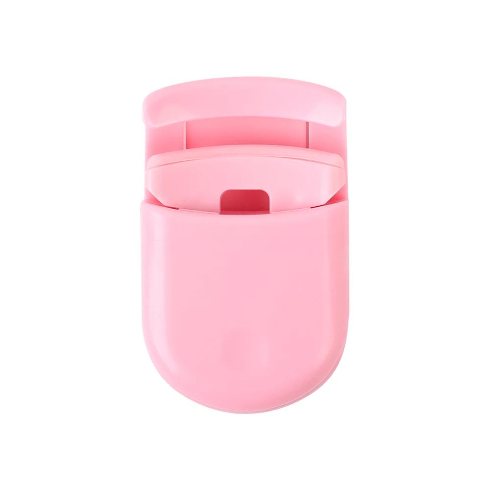 1PC Professional Eyelash Curler Mini Long Lasting Silicone Eye Curlers with Replacement Tape Cosmetic Accessories Makeup Tools