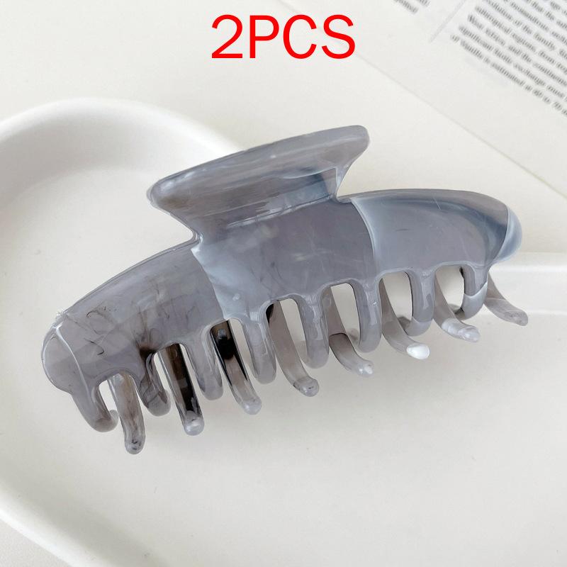 (87 Styles) 2pcs/ Set New Large Jelly Color Hair Clip Acrylic Hair Claw Shark Clamp For Women Girls Fashion Summer Updo Headwear Hair Accessories