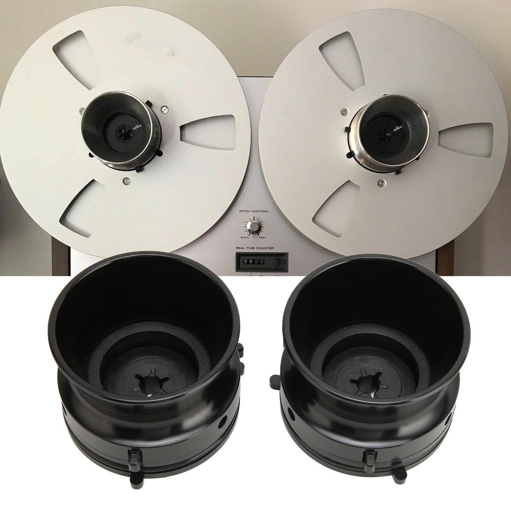 Tape Nab Hub Adapter for and Universal Tape Recorder Polished Reel-to-Reel (1 Pair) Studer, Revox, Akai, Teac. Reel-to-Reel Accessories. 10-inch