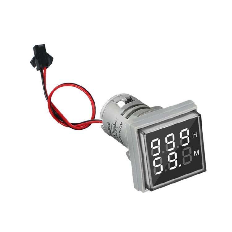 Precisions  Double  Display Hour Meter with Impact Resistance & Long Life Multifunction  LED Hour Meter for Various Environment