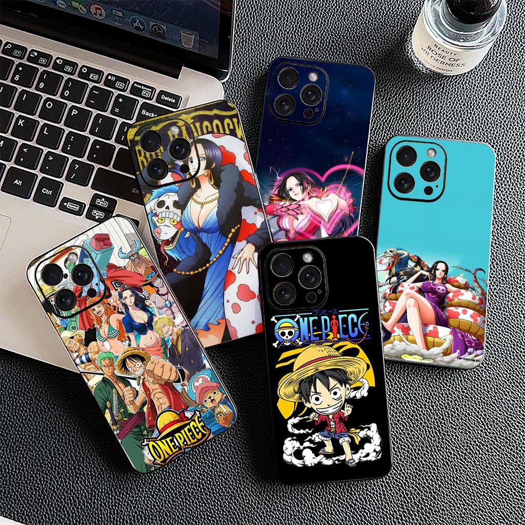 Cover for Samsung Galaxy S10 S8 S9 Plus A33 A34 A31 70 A71 A72 Note 20 9 8 S10E Casing Phone Case Boa Hancock One Luffy Pieces